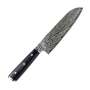 Lifespace Modern Damascus Full Tang 7" Santoku Knife W/ Honeycomb Handle