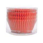 Red Cupcake Casings Pvc Pack Of 80
