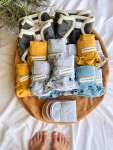Newborn MINI Fitted Cloth Nappy Set Part Time