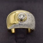 15CT Yellow Golddress Ring