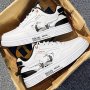 Men's Trendy Street Style Color Block Low Top Skateboard Shoes Comfy Non Slip Casual Lace Up Sneakers For Men's Outdoor Activities