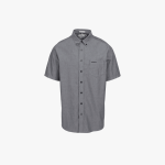 Mens Charlie Lighter Oxford Short Sleeve Shirt Navy - 10XL