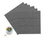 Heartdeco Felt Message Picture Board Wall Panels 6PCS Set- Dark Grey