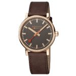 EVO2 Brown Leather Analogue Watch 40MM
