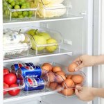 Clear Stackable Fridge & Storage Drawer