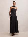 Laney Petite Corset Maxi Dress - 18 Black