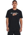 Men's Ua Curry Trolly Heavyweight Short Sleeve - Black LG