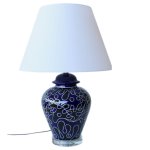 Navy Blue Table Lamp