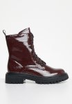 Plum Juniper Lace-up Boot - Burgundy