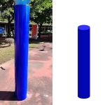 Yilufaykp Basement Round Pole Pad 4FT 5FT 6FT Tall Full Wrap-around Basketball Post Protector Pole Wrap For Playground gymnasium