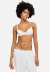 Padded Underwired Lace Bra - White