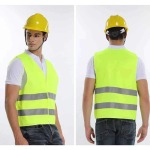 Reflective Safety Vest Construction Clothing - Yellow
