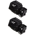 2 Pcs SD-1012 Car Multifunctional Drink Holder Garbage Box Black