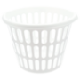 Addis White Laundry Basket 26L
