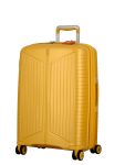 Evae Medium 4 Wheel Trolley Case Yellow