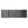 3-FOLDING Keyboard MINI Wireless Keyboard Foldable Dual Bluetooth Keyboard