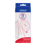 Marlin Math Set 11 Piece In Metal Container Pack Of 12