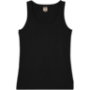 Ladies Black Basic Vest S-xxl