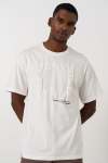 Graphic Oversized T-Shirt - XL Off White