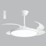 Ceiling Fan With Retractable BLADE-FCF105 White