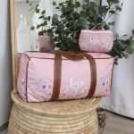 Travel Bag Hospital Bag Duffel Bag Just Wildflower Dusty Pink