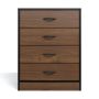 Price Cut - Foundation Chest Of Drawers - Brown Walnut