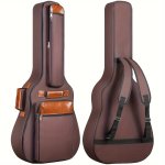 104.14CM Guitar Bag Bass Travel Suitcase Backpack Shoulder Handbag Padded Tote Bag Travel Case Acoustic Guitar Bag Convenient Ba
