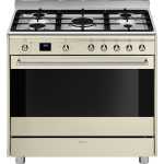 Smeg 90CM Cream Cooker With Gas Hob - SSA91MAP2