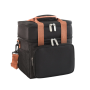 Black Adjustable Shoulder Strap Cooler Bag