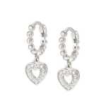 Lovecloud Heart Drop Earrings