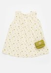 PoP Candy Printed Dress - Ecru & Green