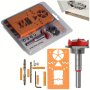 Woodworking Hinge Hole Drilling Guide/35mm Wood Drill Handheld Pocket Hole Doweling Hole Saw Drill Guide Tools For Carpentry
