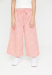 PoP Candy Gingham Pants-pink & White