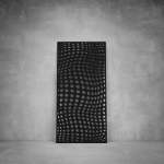 Laser Cut Screen - Design 076 - 2000 X 1000 X 20 Matt Black Indoor
