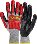 Maxmax Iron Hand Gloves - Red grey black 11