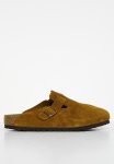 Birkenstock Boston Sfb Suede Leather Regular - Mink