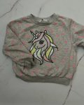 H&m Grey Polka Dot Sequin Unicorn Sweater 2 3Y
