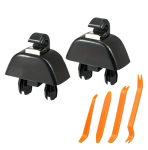 2 Pack Replacement Sunshade Clip Hooks With Tools Compatible With Vw Models