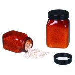 Burkle Wide Neck Can 100 Ml Square Petg Clear With Closure