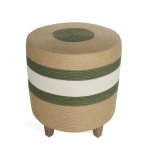 Ottoman - Olive Jute Jungle