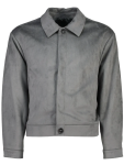 Grey Sued Jacket - XXL Grey