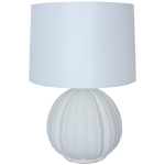 Contemporary Ceramic Shell Table Lamp With Shade 51CM