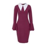 Magenta Pink Scuba Dress