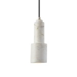 Kings Green Black White Marble Pendant Light - Green