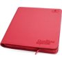 Ultimate Guard 12 Pocket Quadrow Zipfolio Red