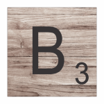 Tear Resistant Scrabble Letter B