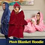 Adult Hoodie Blanket - Purple Light