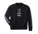 Willie G 1 Skull Sketch Crewneck Sweatshirt – True Black