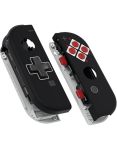 Classics Nes Style Soft Touch Joycon Handheld Controller Housing D-pad Version Full Buttons Replacement Shell Case For Nintendo
