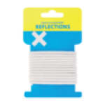 White Elastic Hair Bands 12-PACK